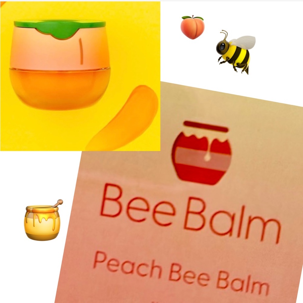 Bee Balm Peach ORIGINAL NOT TEMU lip balm 🍑 there’s a difference 🤗✨